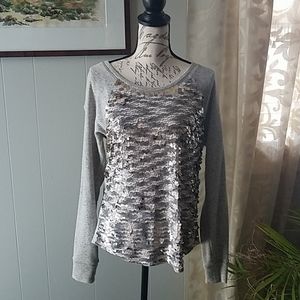 Express sequined sweatshirt